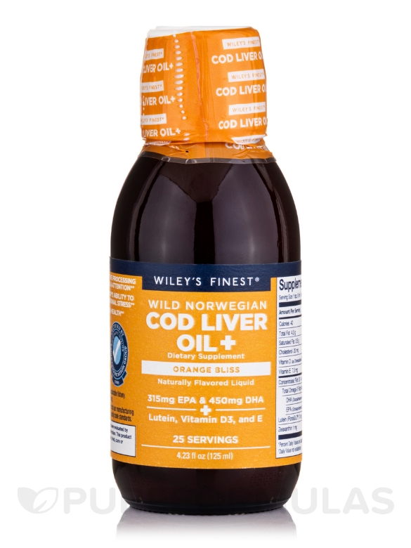 Wild Norwegian Cod Liver Oil+