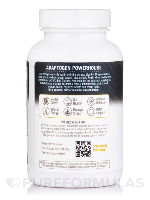 Mushroom Master Blend - 80 Vegetable Capsules - Alternate View 2