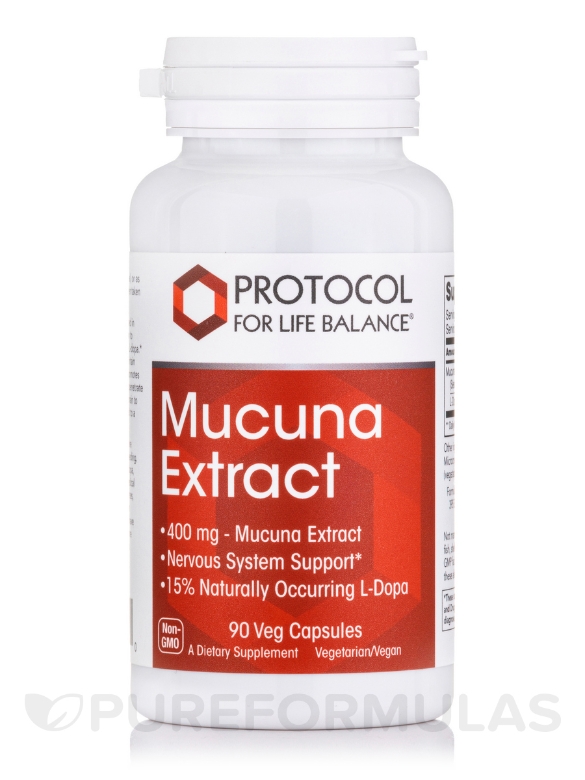 Mucuna Pruriens 400 mg - 90 Veg Capsules