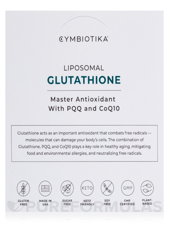 Liposomal Glutathione - 25 Servings (25 x 5 ml Pouches) - Alternate View 8