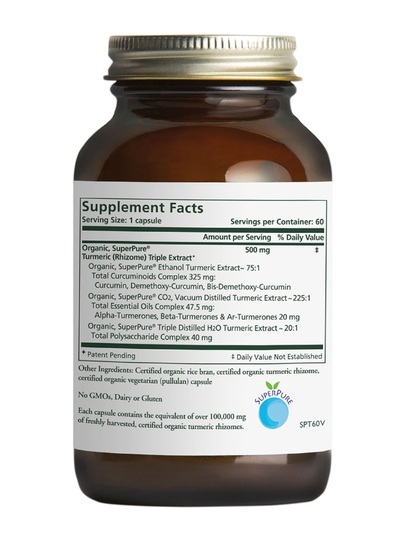 SuperPure® Turmeric Extract - 60 Capsules - Alternate View 2