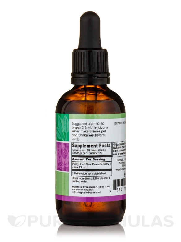 Saw Palmetto Extract - 2 fl. oz (60 ml) - Alternate View 1