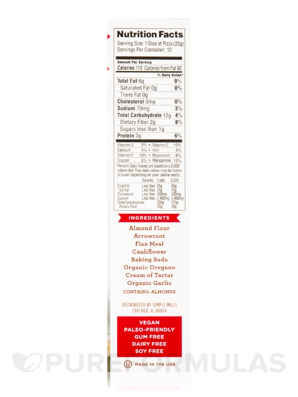 Almond Flour Pizza Dough Mix - 9.8 oz (277 Grams) - Alternate View 2