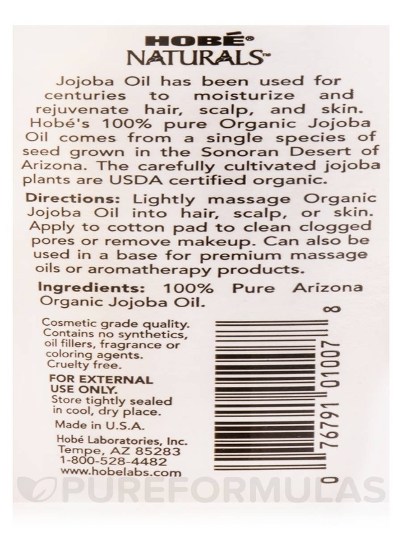 Hobé® Naturals™ Organic Jojoba Oil - 4 fl. oz (118 ml) - Alternate View 2