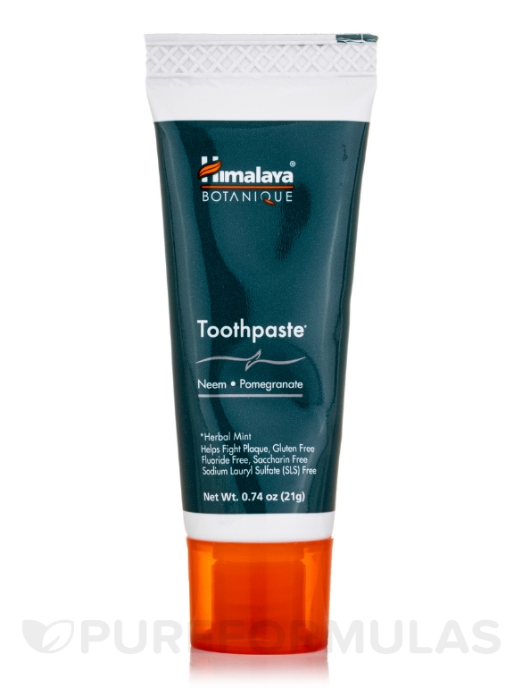 Neem & Pomegranate Toothpaste - 0.75 oz (21 Grams) (Travel Size) - Alternate View 2