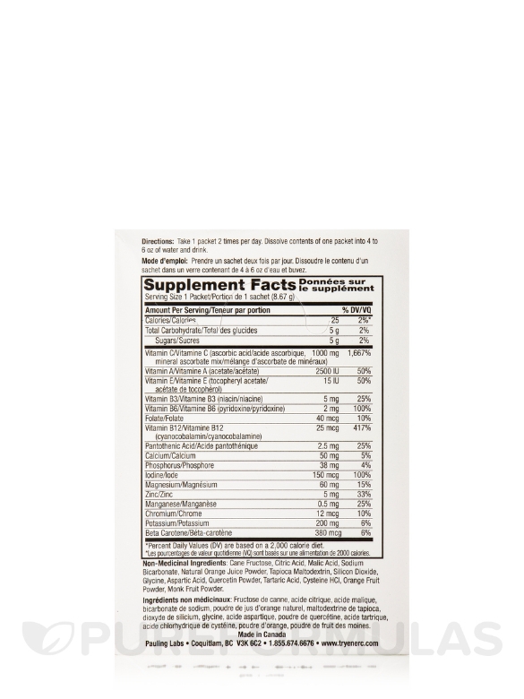 Ener-C Orange - 1 Box of 30 Packets - Alternate View 6