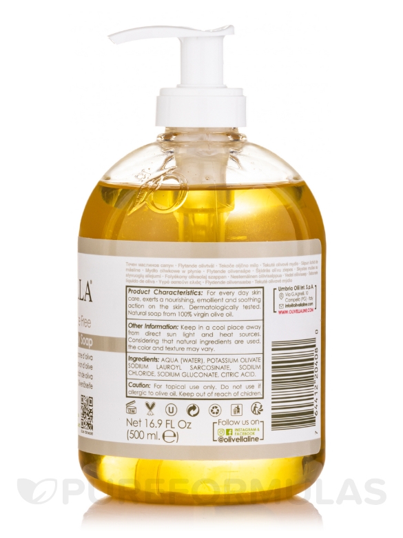 Face & Body Liquid Soap Pump - Raw Fragrance Free - 16.9 fl. oz (500 ml) - Alternate View 1