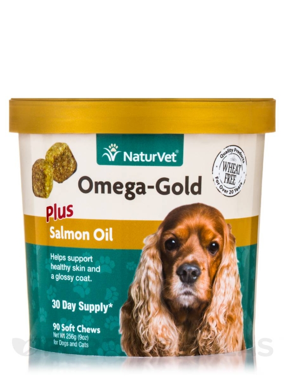 Omega-Gold Plus Salmon Oil - 90 Soft Chews