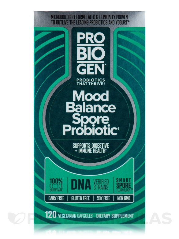 Mood Balance Spore Probiotic - 120 Vegetarian Capsules - Alternate View 3