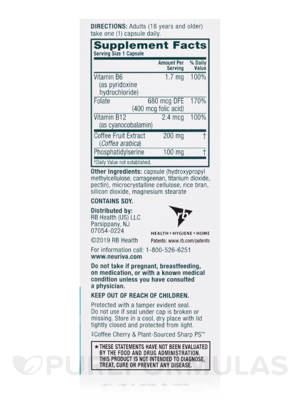 Brain Performance Plus - 30 Capsules - Alternate View 4