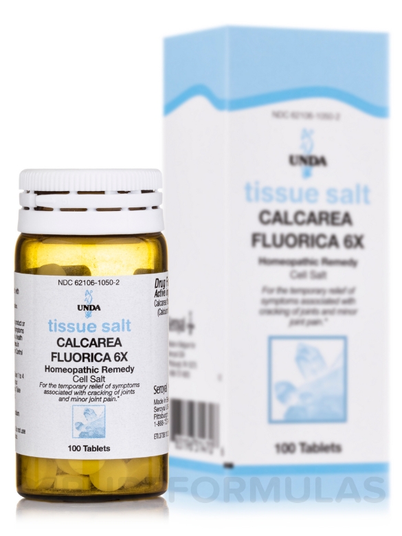 SCHUESSLER - Calcarea Fluorica 6X - 100 Tablets - Alternate View 1