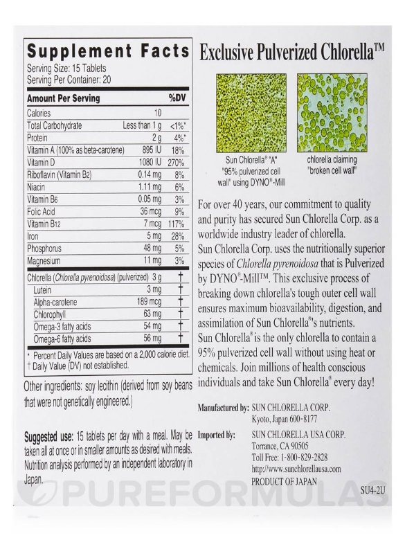 Chlorella Tablets 200 mg - 300 Tablets - Alternate View 6