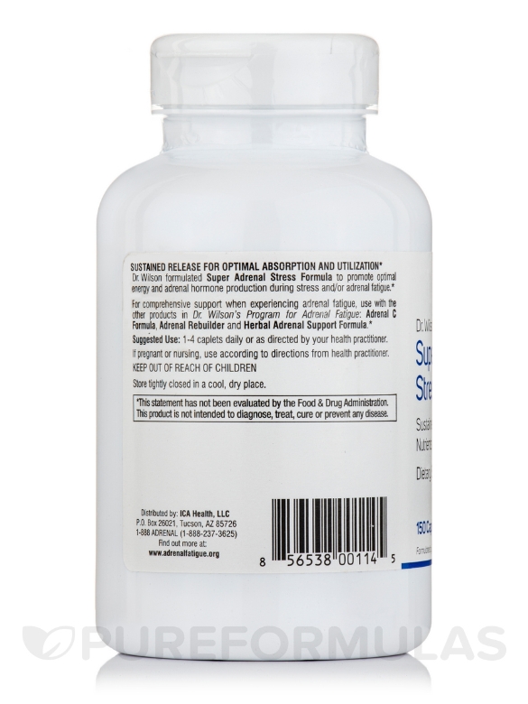 Super Adrenal Stress Formula® - 150 Caplets - Alternate View 2