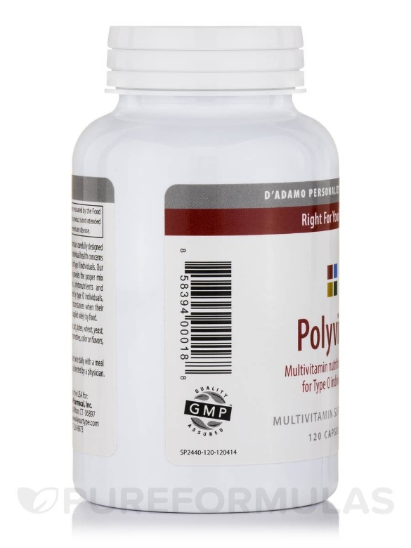 Polyvite® (Type O) - 120 Capsules - Alternate View 3