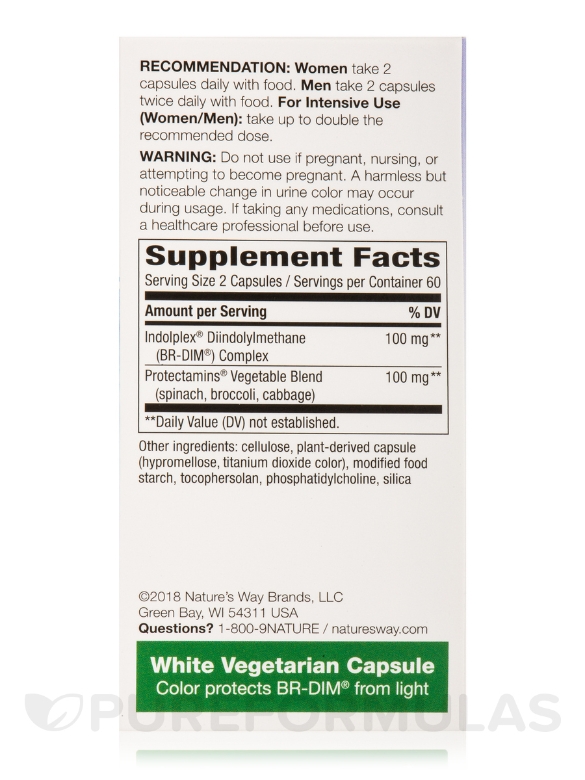 DIM-Plus™ - 120 Vegetarian Capsules - Alternate View 3