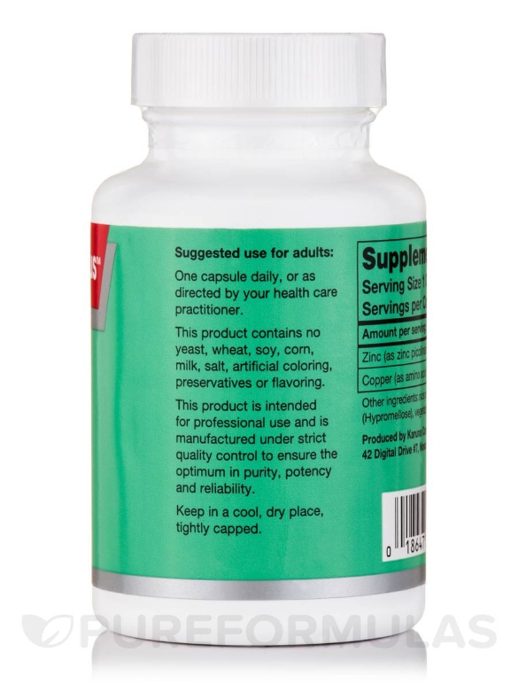 Zinc Picolinate Plus™ - 60 Vegetarian Capsules - Alternate View 1