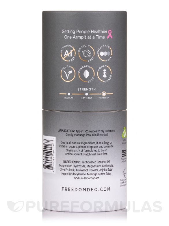 Natural Deodorant - Unscented (Eco-Friendly Paper) - 1.9 oz (55 Grams) - Alternate View 2