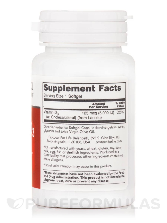 000 IU (High Potency) - 120 Softgels