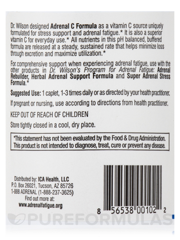 Adrenal C Formula® - 150 Caplets - Alternate View 4