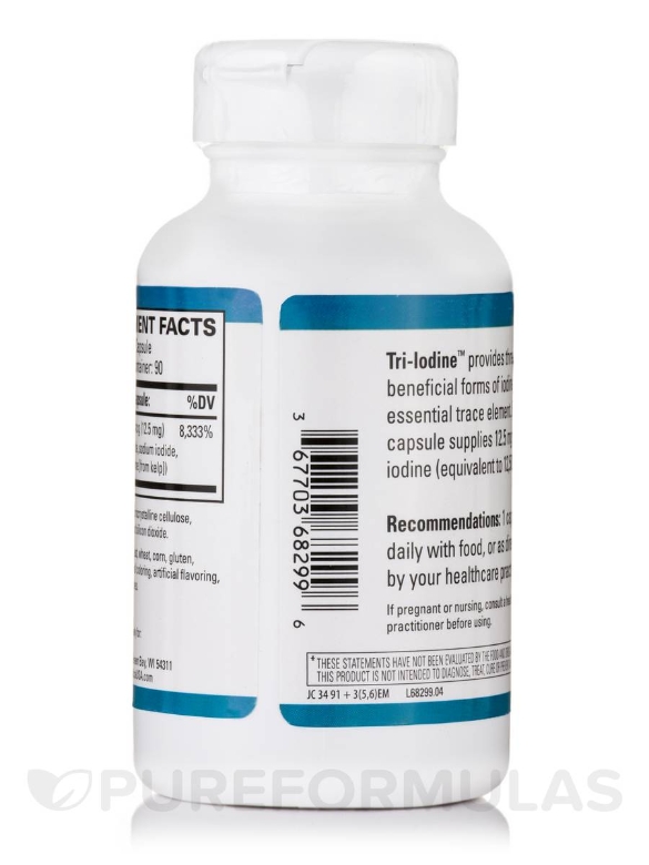 Tri-Iodine™ 12.5 mg - 90 Capsules - Alternate View 2