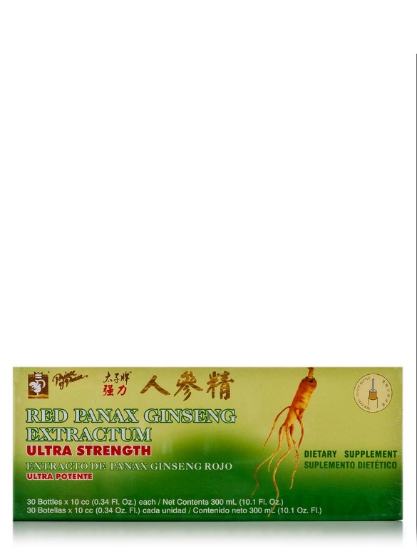 Red Panax Ginseng Extractum Ultra Strength 10 cc - 30 Vials