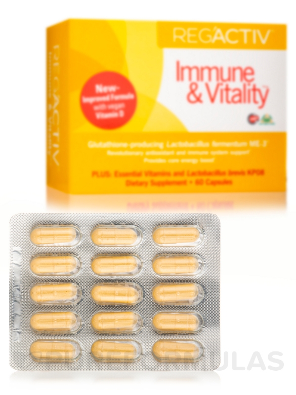 RegActiv™ Immune & Vitality™ - 60 Capsules - Alternate View 1