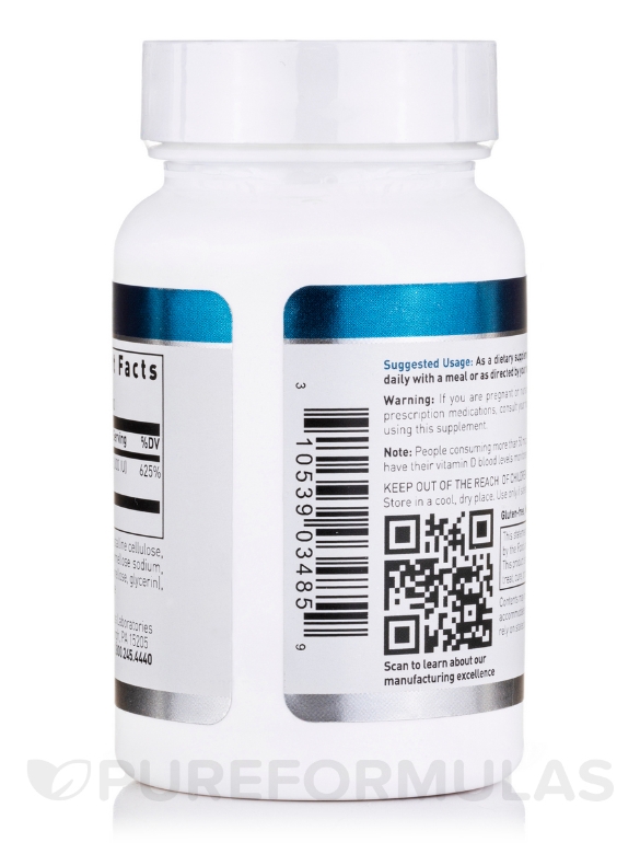 Vitamin D 5000 IU - 100 Tablets - Alternate View 2