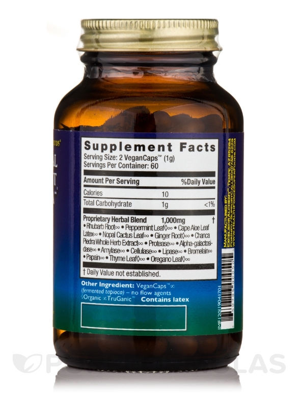 Intestinal Movement Formula™ - 120 VeganCaps™ - Alternate View 1