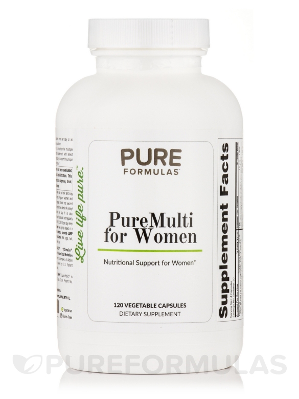 PureMulti for Women - 120 Vegetable Capsules