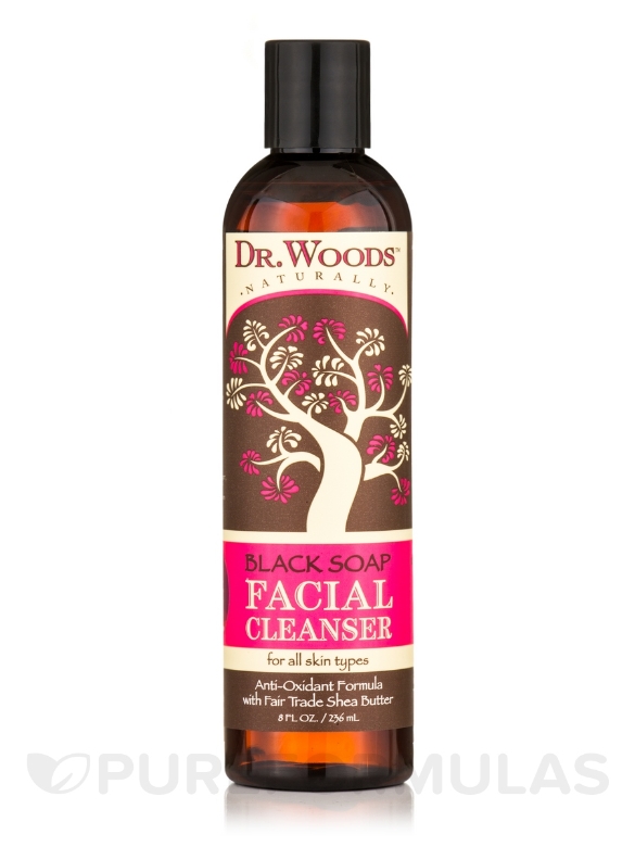 Liquid Black Soap Facial Cleanser with Shea Butter - 8 fl. oz (236 ml)