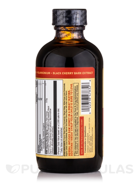 Kids Cherry & Honey Soothing Throat Syrup - 4 fl. oz (118 ml) - Alternate View 2