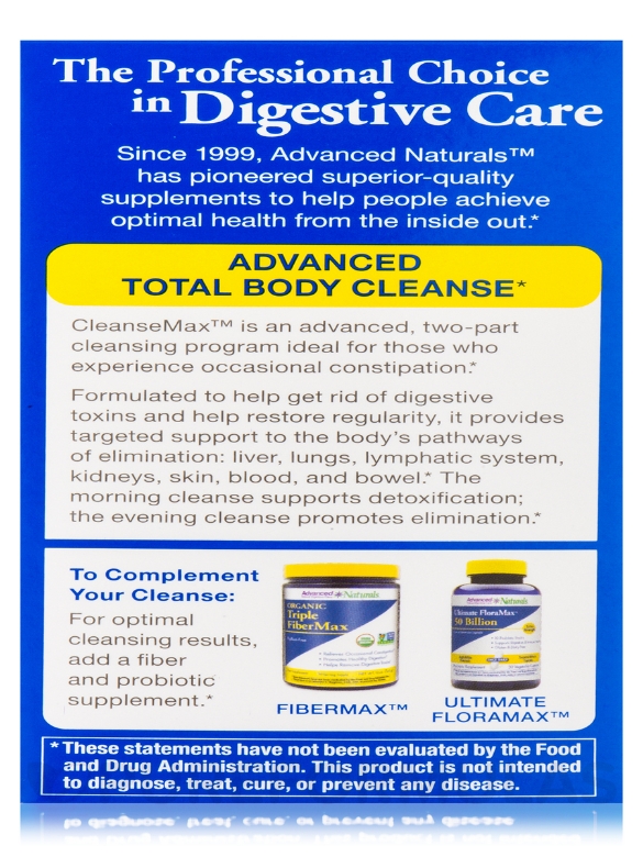 CleanseMax™ Advanced Total Body Cleanse - 30-Day Program - Alternate View 8