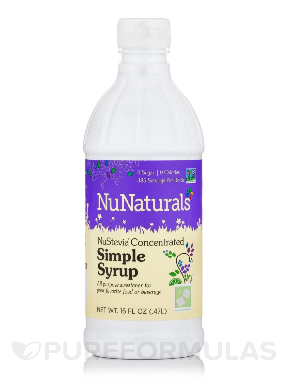 NuStevia Concentrated Simple Syrup - 16 fl. oz