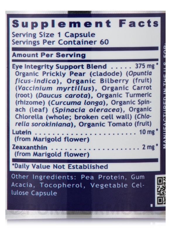 Quantum Eye Support - 60 Vegetarian Capsules - Alternate View 6