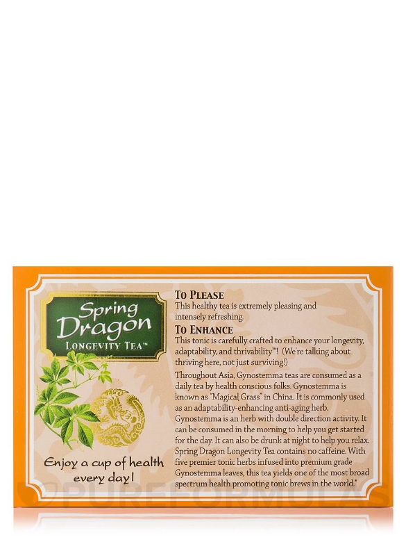 Spring Dragon Longevity Tea Bags - 20 Tea Bags - Alternate View 3