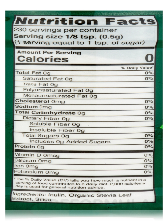 Stevia Sweetener Shaker - 44 oz (115 Grams) - Alternate View 5