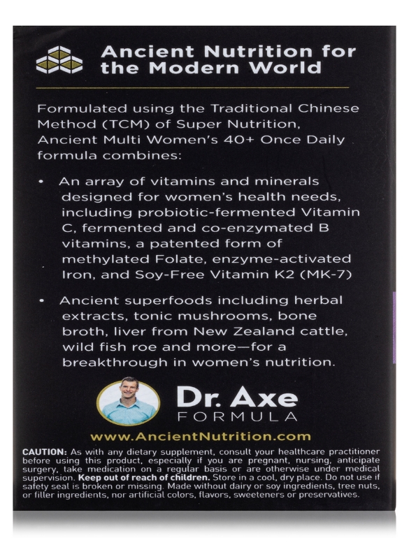 Ancient Multi Women's 40+ Once Daily - 30 Capsules - Alternate View 9