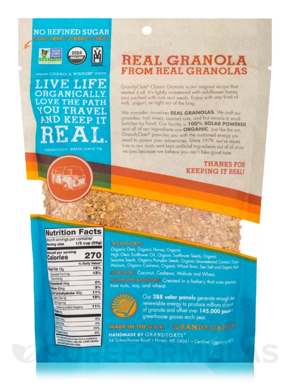 Classic Granola - 12 oz (340 Grams) - Alternate View 1