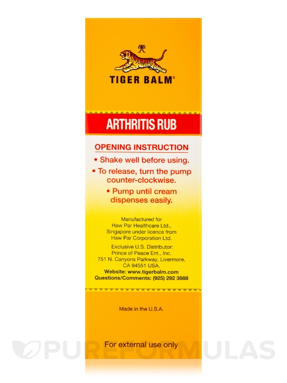 Arthritis Rub - 4 fl. oz (113 ml) - Alternate View 3