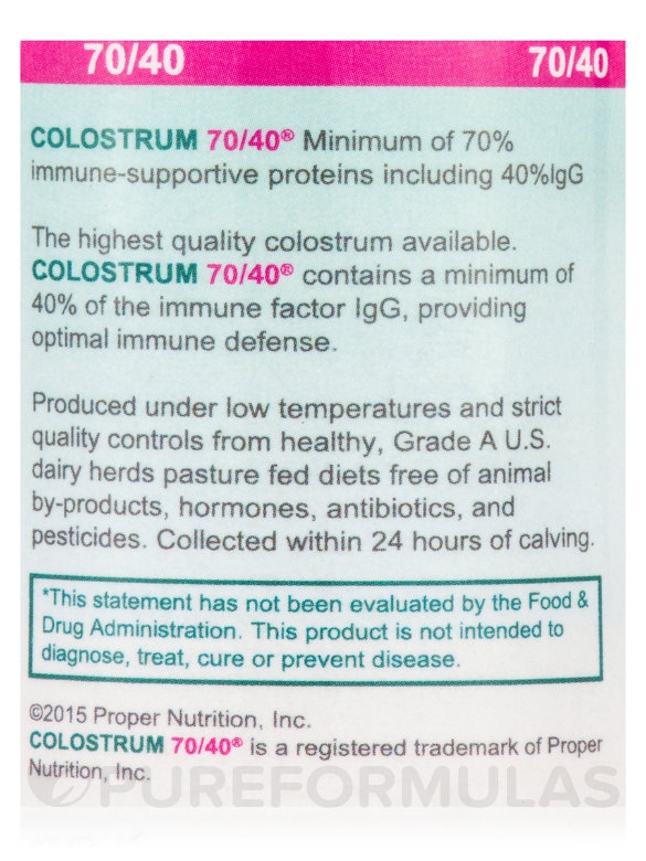 Colostrum® 70/40 500 mg - 90 Capsules - Alternate View 4