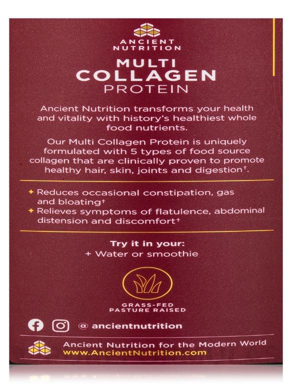 Multi Collagen Protein Gut Restore Powder