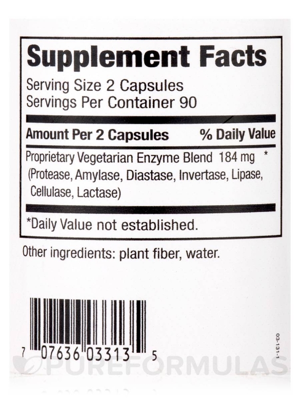 Sugar Digest (Formula 21) - 180 Vegetarian Capsules - Alternate View 3