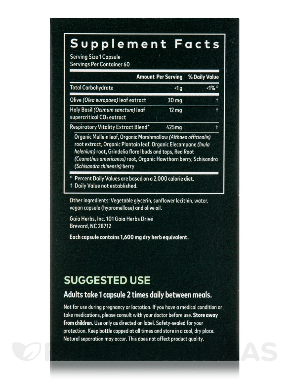 Mighty Lungs™ - 60 Vegan Liquid Phyto-Caps® - Alternate View 4