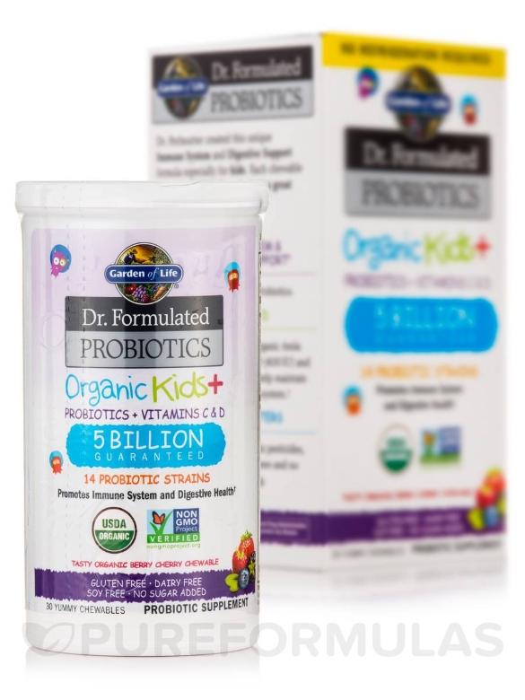 Dr. Formulated Probiotics Organic Kids+ 5 Billion CFU