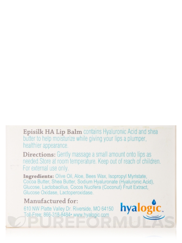 Episilk HA Lip Balm with Hyaluronic Acid - 0.5 oz - Alternate View 5