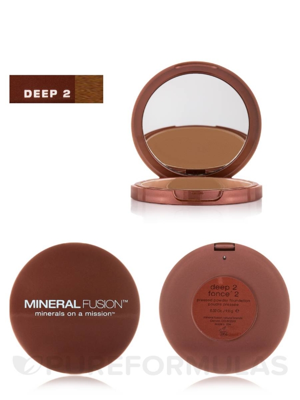 Pressed Powder Foundation - Deep 2 - 0.32 oz (9 Grams) - Alternate View 5