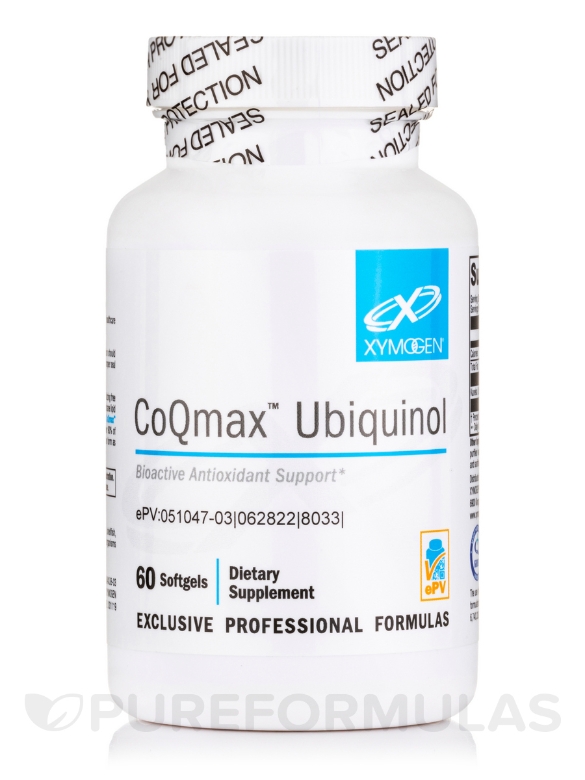 CoQmax™ Ubiquinol - 60 Softgels