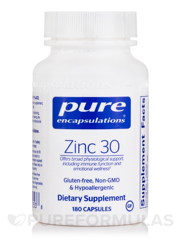 Zinc 30 - 180 Capsules