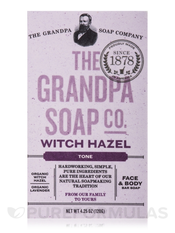 Witch Hazel Bar Soap - 4.25 oz (120 Grams) - Alternate View 2