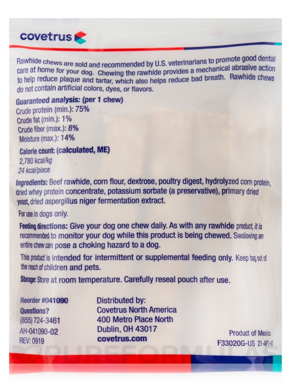 Dental Rawhide Enzymatic Chews